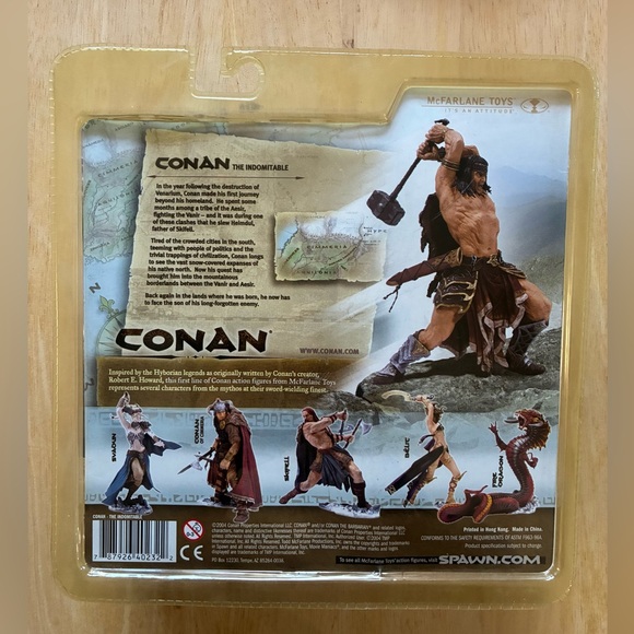 Conan the Indomitable Series One Action Figure 2004 McFarlane Toys, New Sealed - Picture 2 of 6